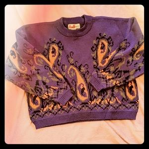 Vintage 90s AJ Brandon Cropped Sweater